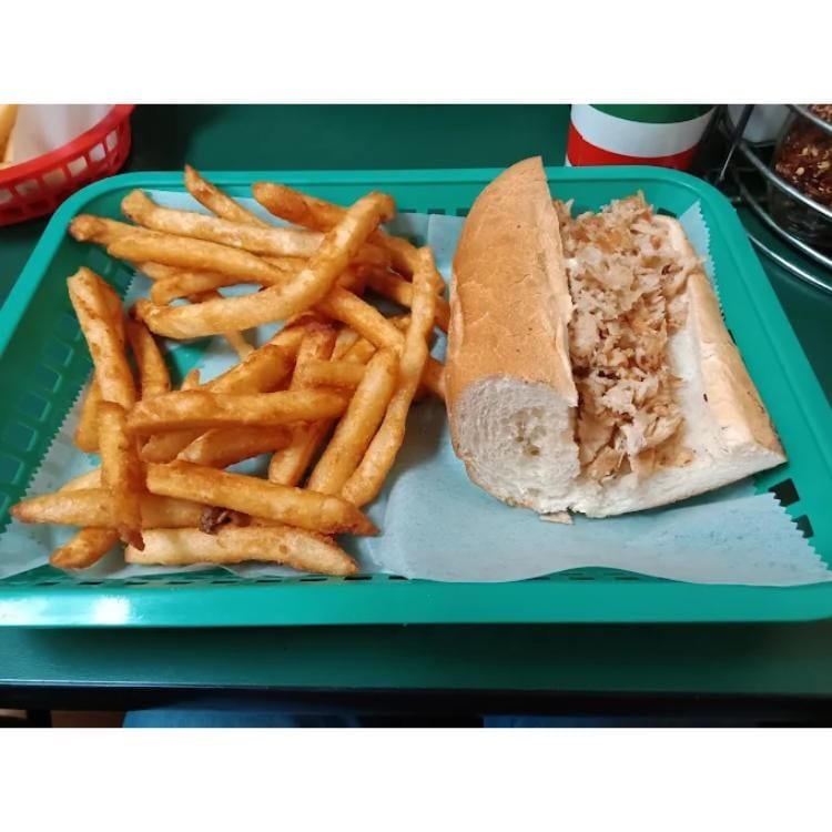 Chicken Cheesesteak Hoagie.